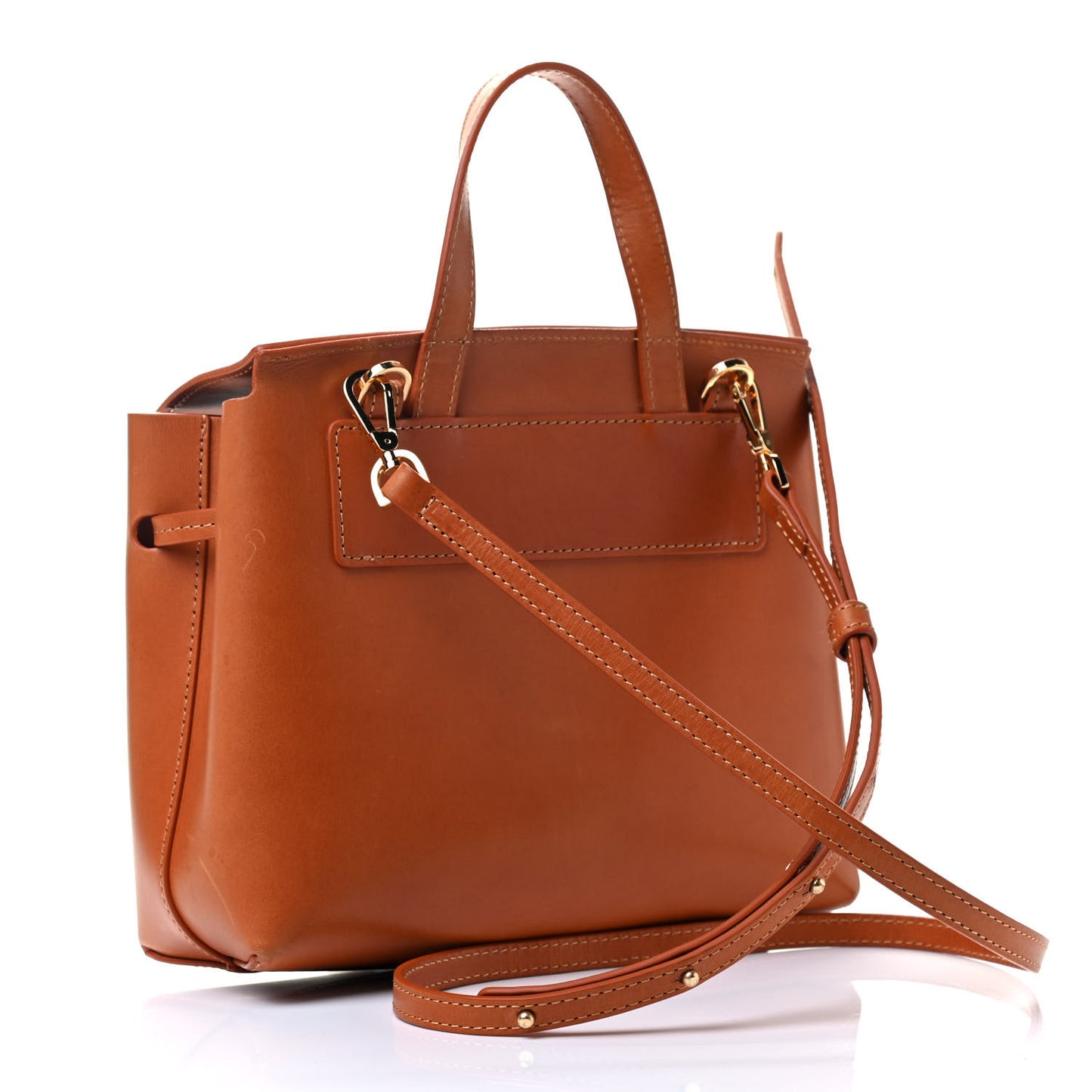 Calfskin Mini Mini Lady Bag Camello Rosa