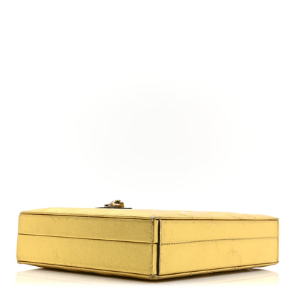 Gucci Metallic Nappa Matelasse Broadway Top Handle Bag Gold 4 of 10