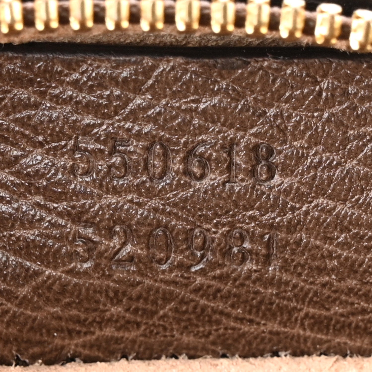Gucci GG Supreme Monogram Web Mini Ophidia Round Shoulder Bag Brown 7 of 11