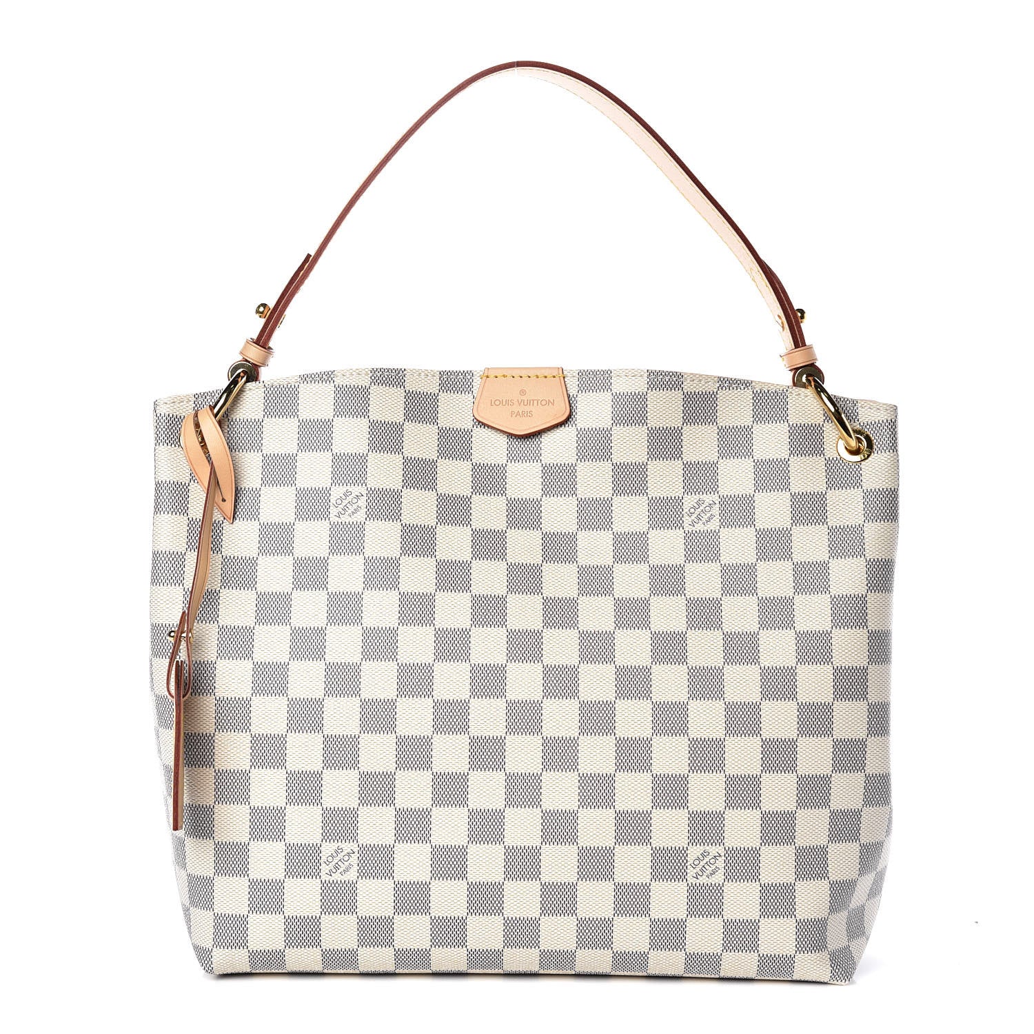 Louis Vuitton Damier Azur Graceful PM Rose Ballerine 1 of 14