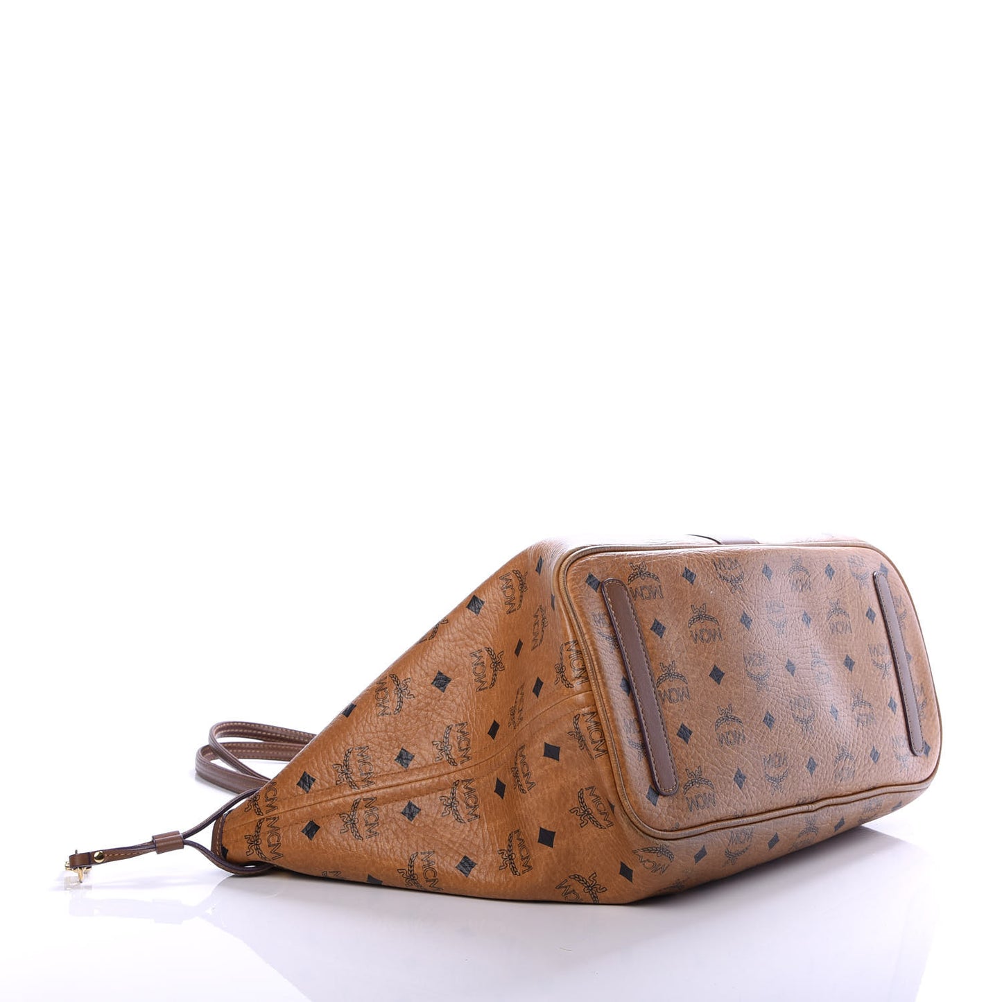 Visetos Medium Liz Reversible Shopper Tote Cognac