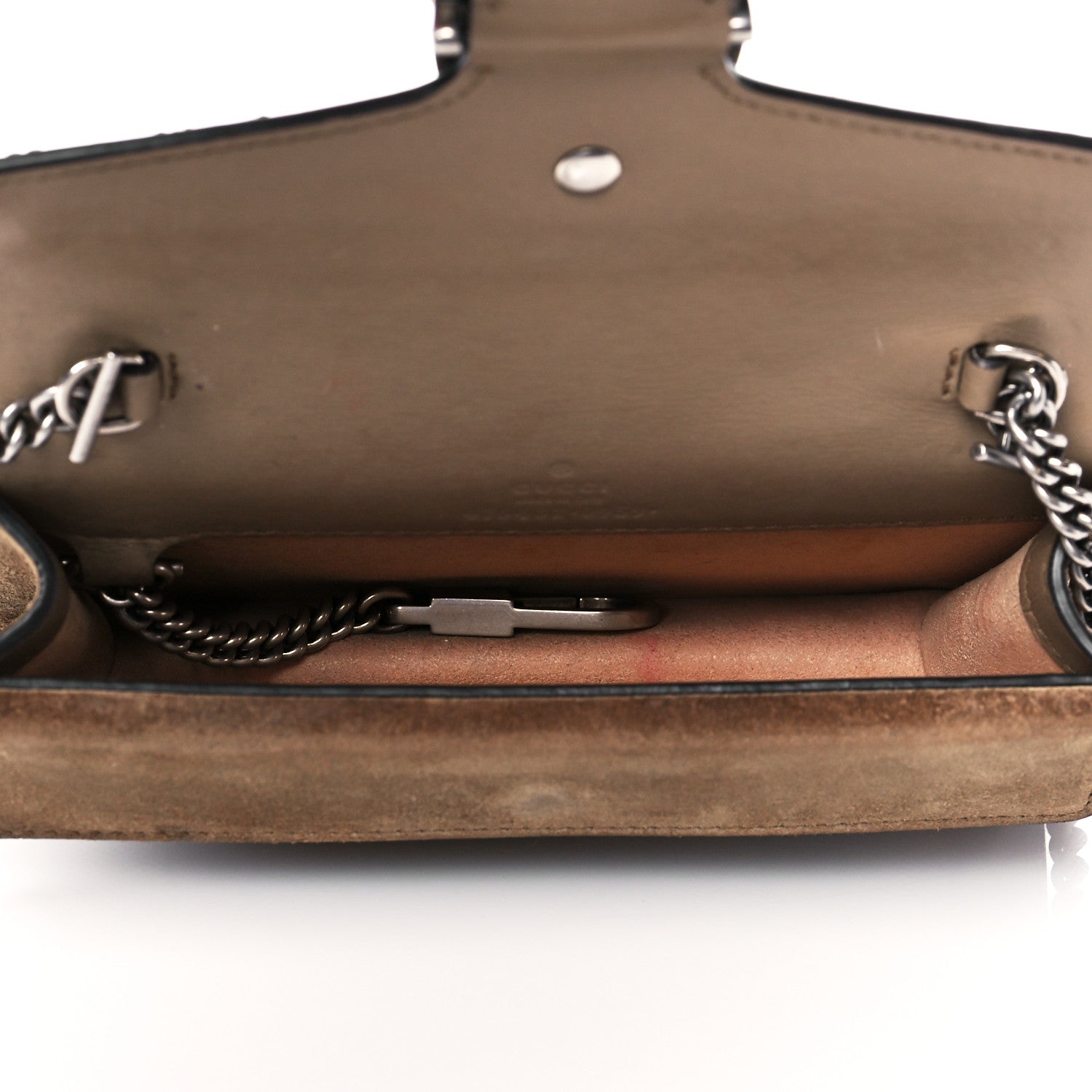 Gucci GG Supreme Monogram Super Mini Dionysus Shoulder Bag Taupe 4 of 9