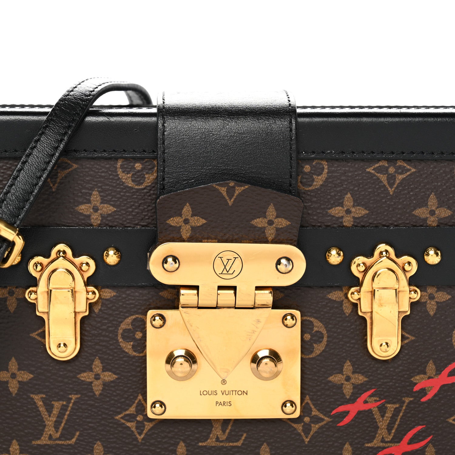 Louis Vuitton Monogram Petite Malle Black 7 of 11