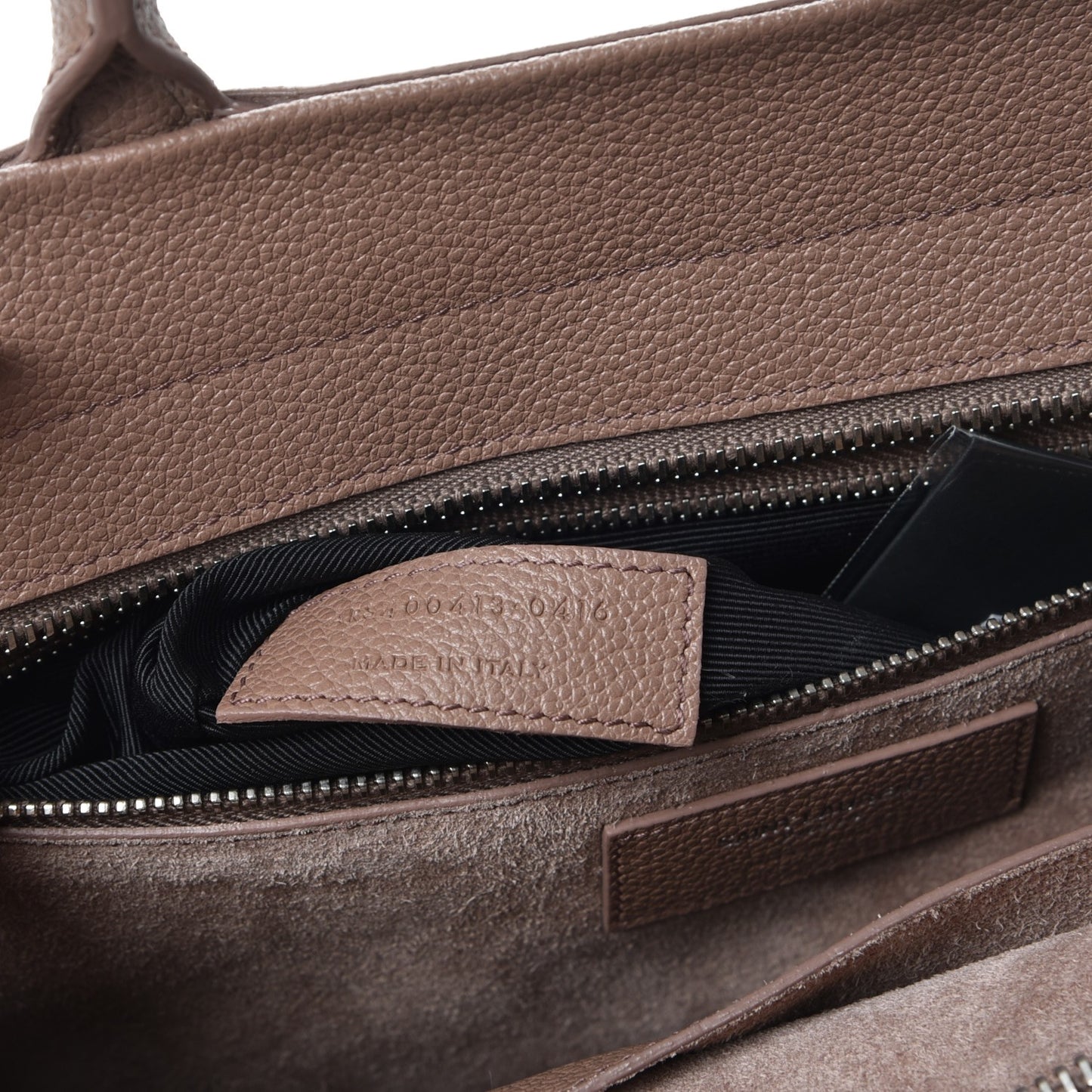 Grained Calfskin Small Rive Gauche Fard