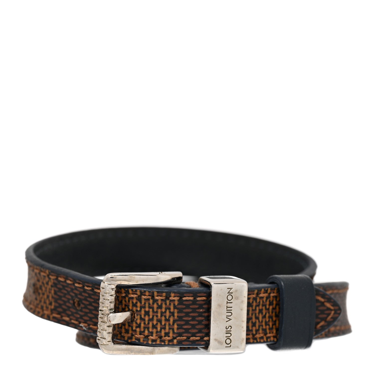 Louis Vuitton Damier Ebene Loop It Bracelet 1 of 7