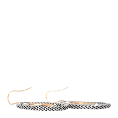 David Yurman 18K Yellow Gold Sterling Silver Mobile Earrings 3 of 4