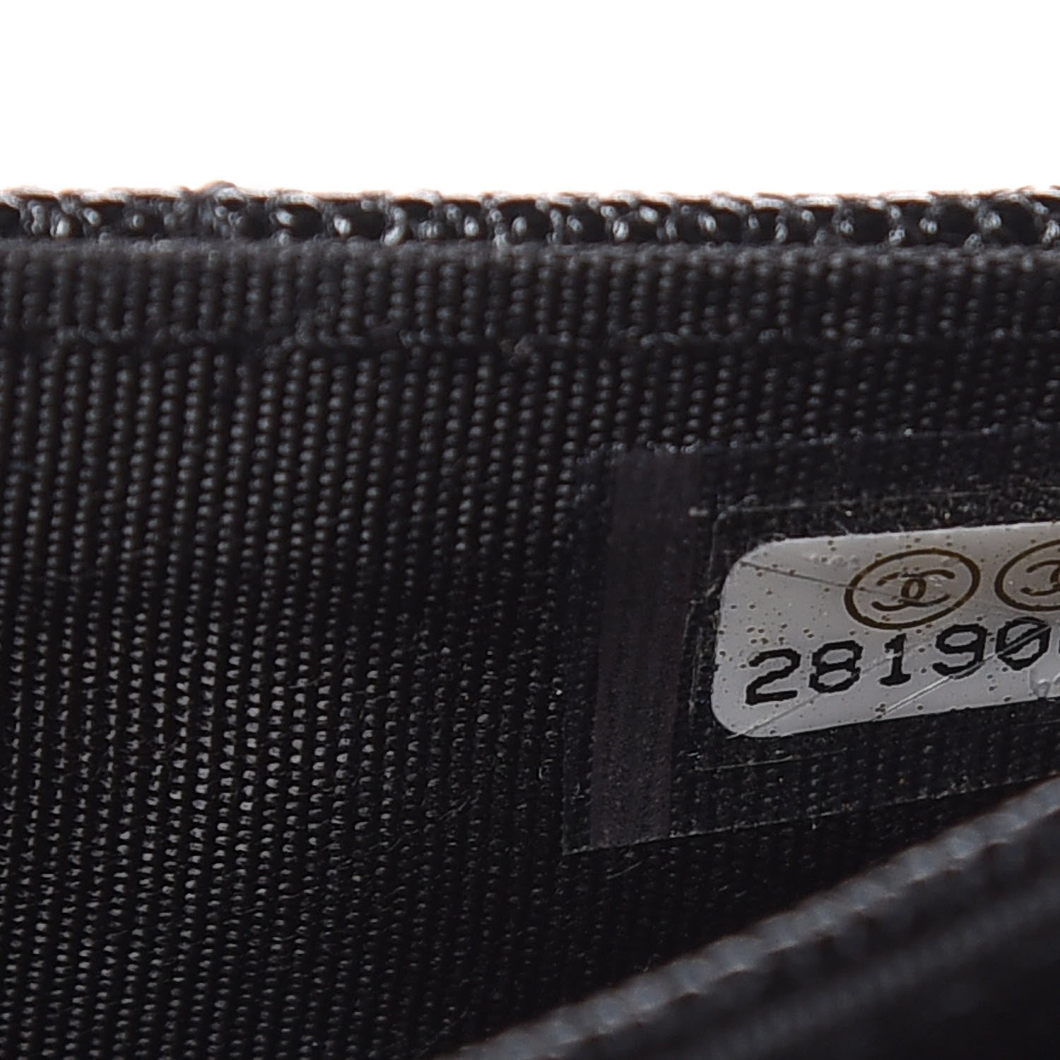 Chanel Caviar Quilted Boy Flap Card Holder Black 7 of 8