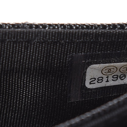Chanel Caviar Quilted Boy Flap Card Holder Black 7 of 8