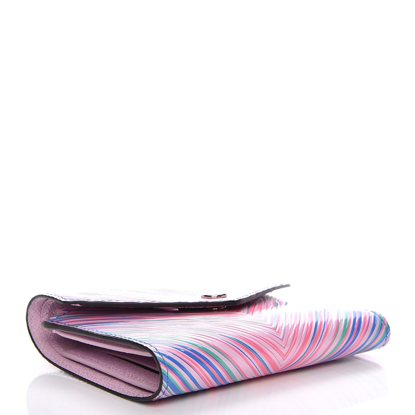 Epi Tropical Victorine Wallet Blue Rose
