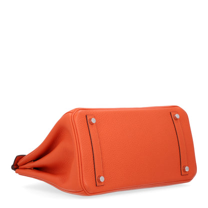 Hermes Taurillon Clemence Birkin 30 Feu 4 of 11