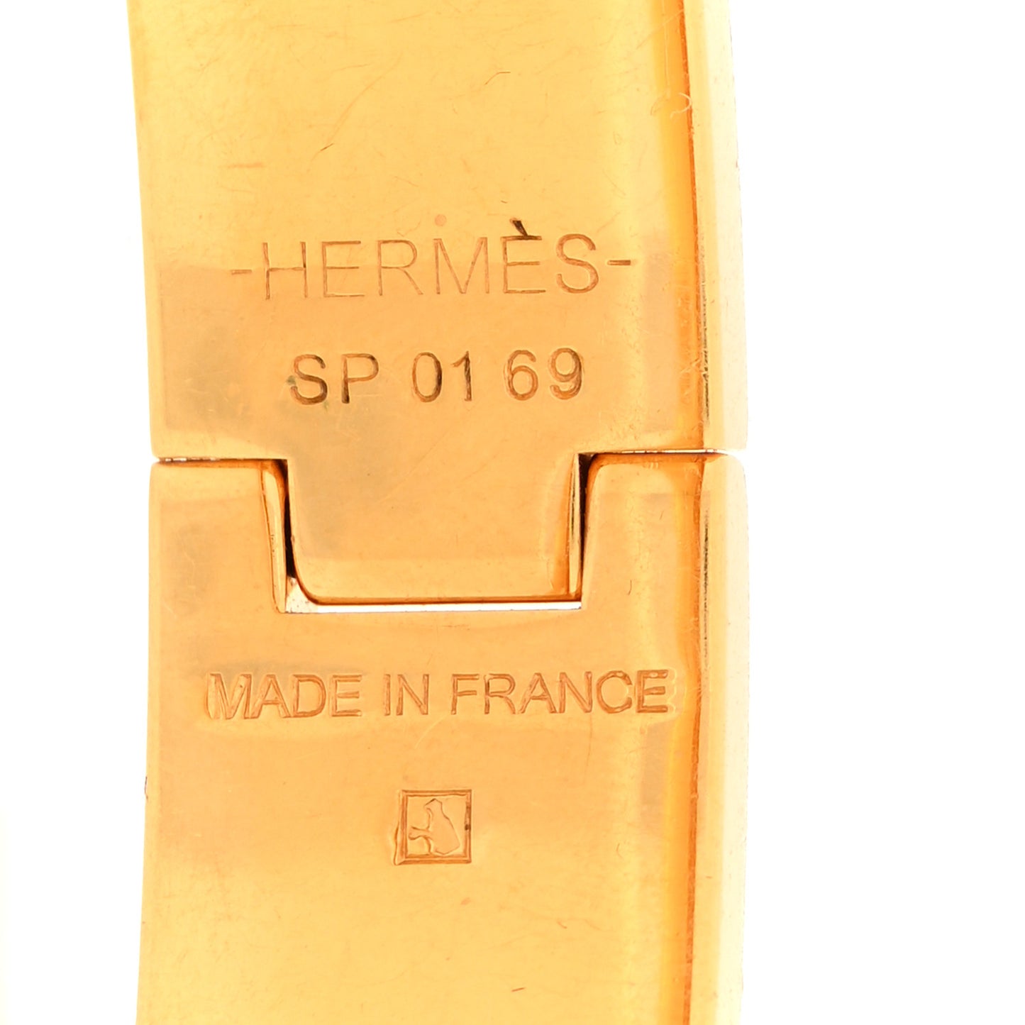 Enamel Narrow Clic Clac H Bracelet GM Rose Dragee