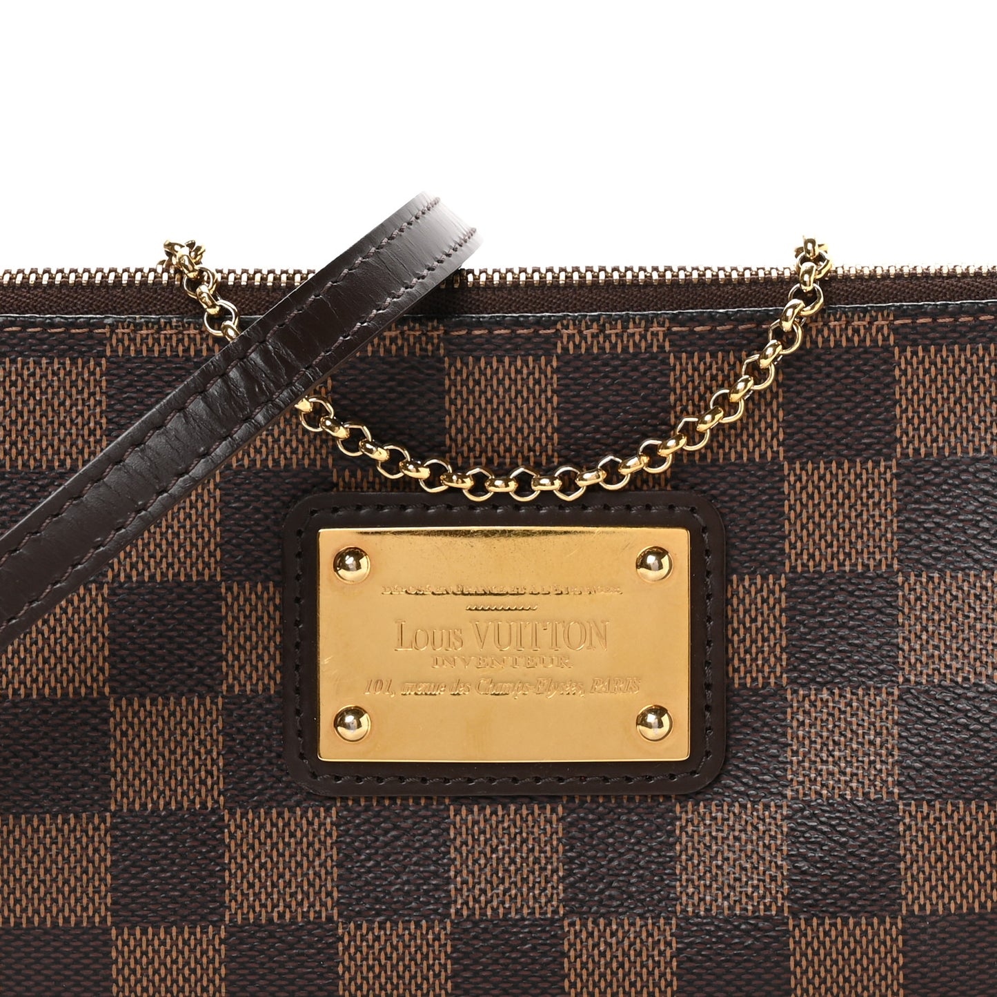 Damier Ebene Eva Clutch