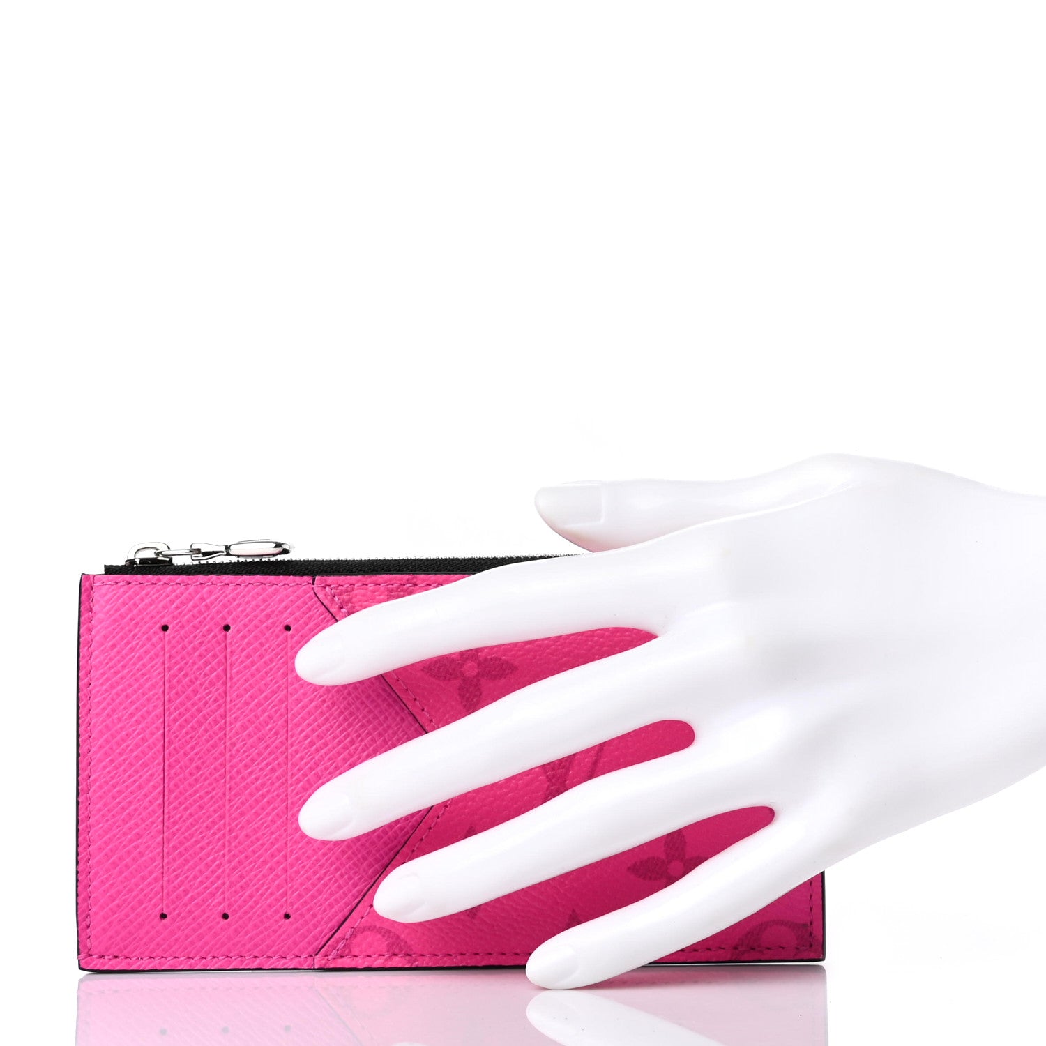 Louis Vuitton Taigarama Coin Card Holder Fuchsia 2 of 6