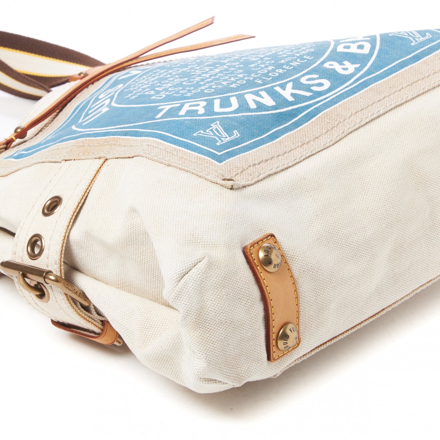 Toile Globe Shopper Cabas MM Blue