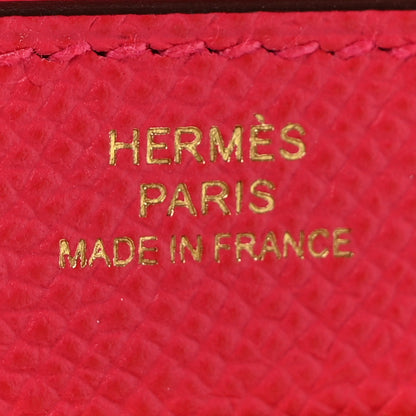 Hermes Epsom Kelly Longue Wallet Rose Extreme 6 of 11