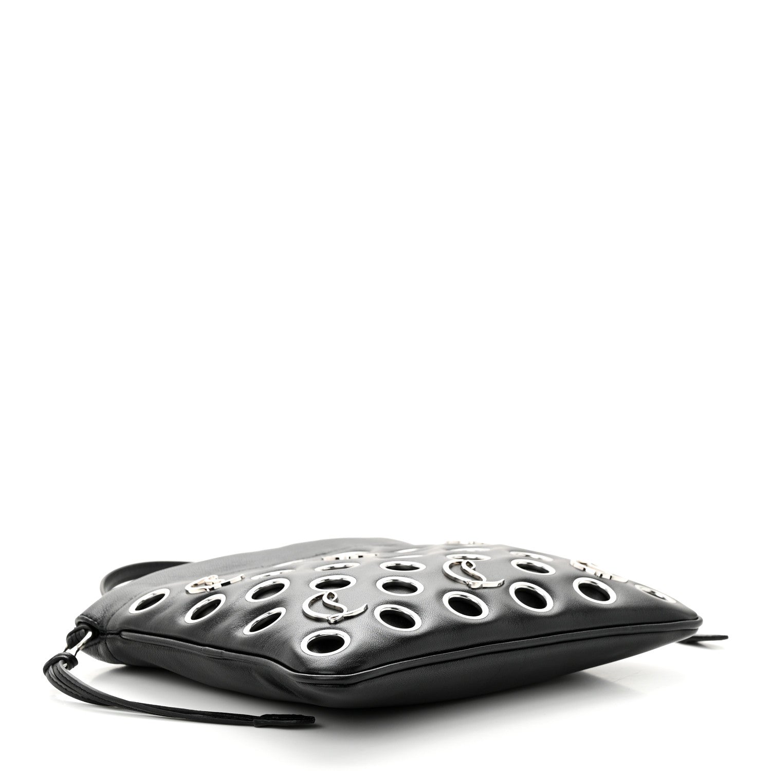 Christian Louboutin Nappa Grommet Mini Mouchara Crossbody Black 4 of 9