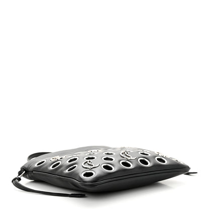 Christian Louboutin Nappa Grommet Mini Mouchara Crossbody Black 4 of 9