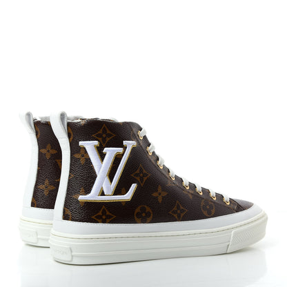 Louis Vuitton Patent Monogram Stellar Sneaker Boots 38 4 of 11