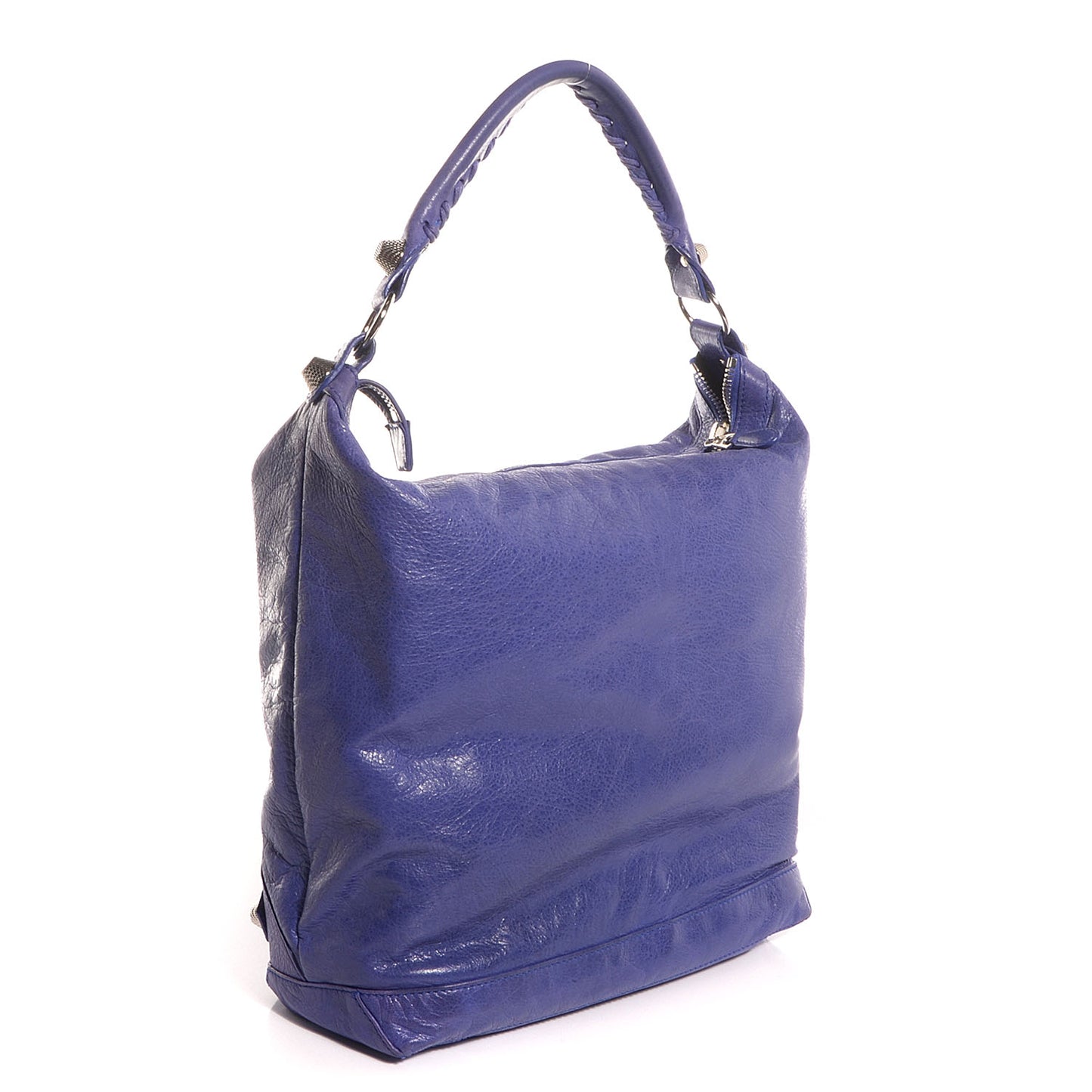 Agneau Giant 21 Silver Hardware Day Hobo Bleu Lavande