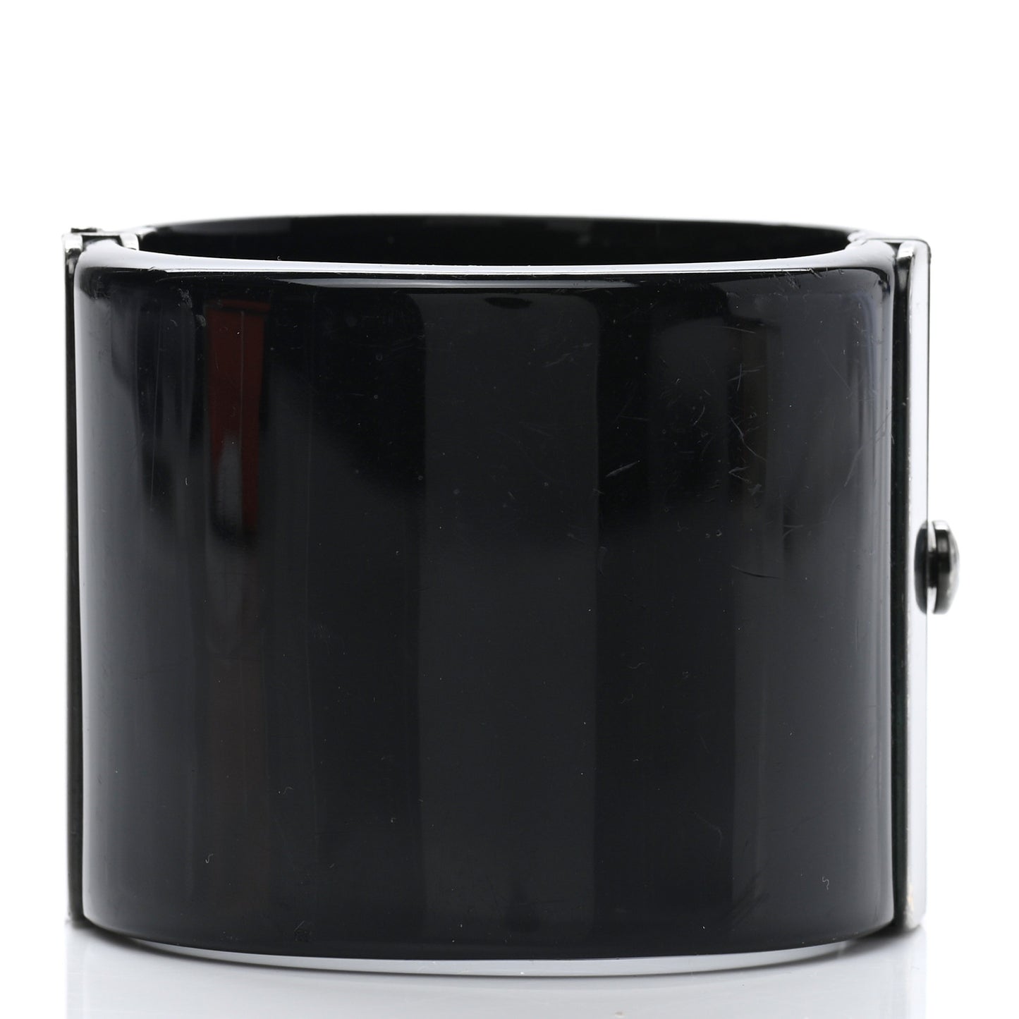 Resin Ruthenium Crystal CC Cuff Black