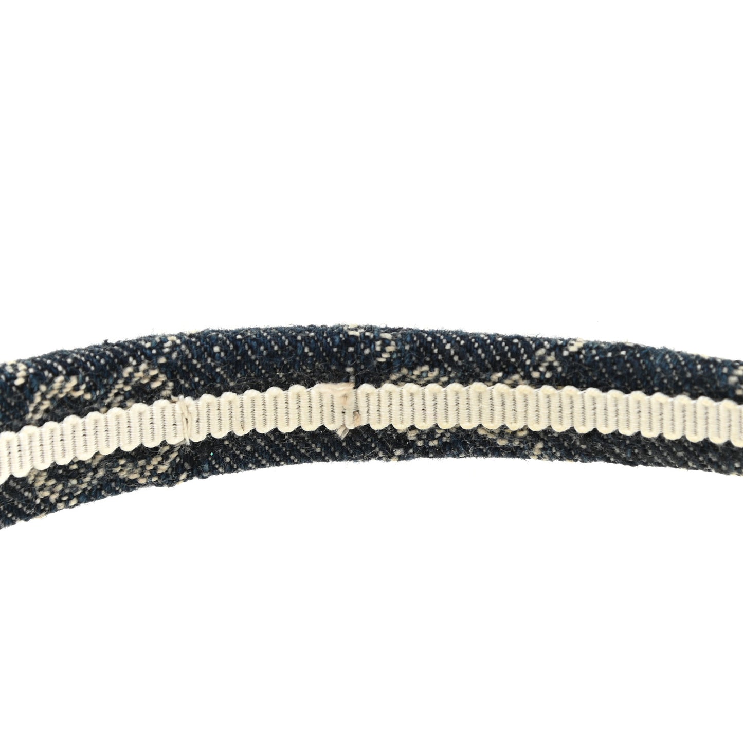 Denim Monogram Headband