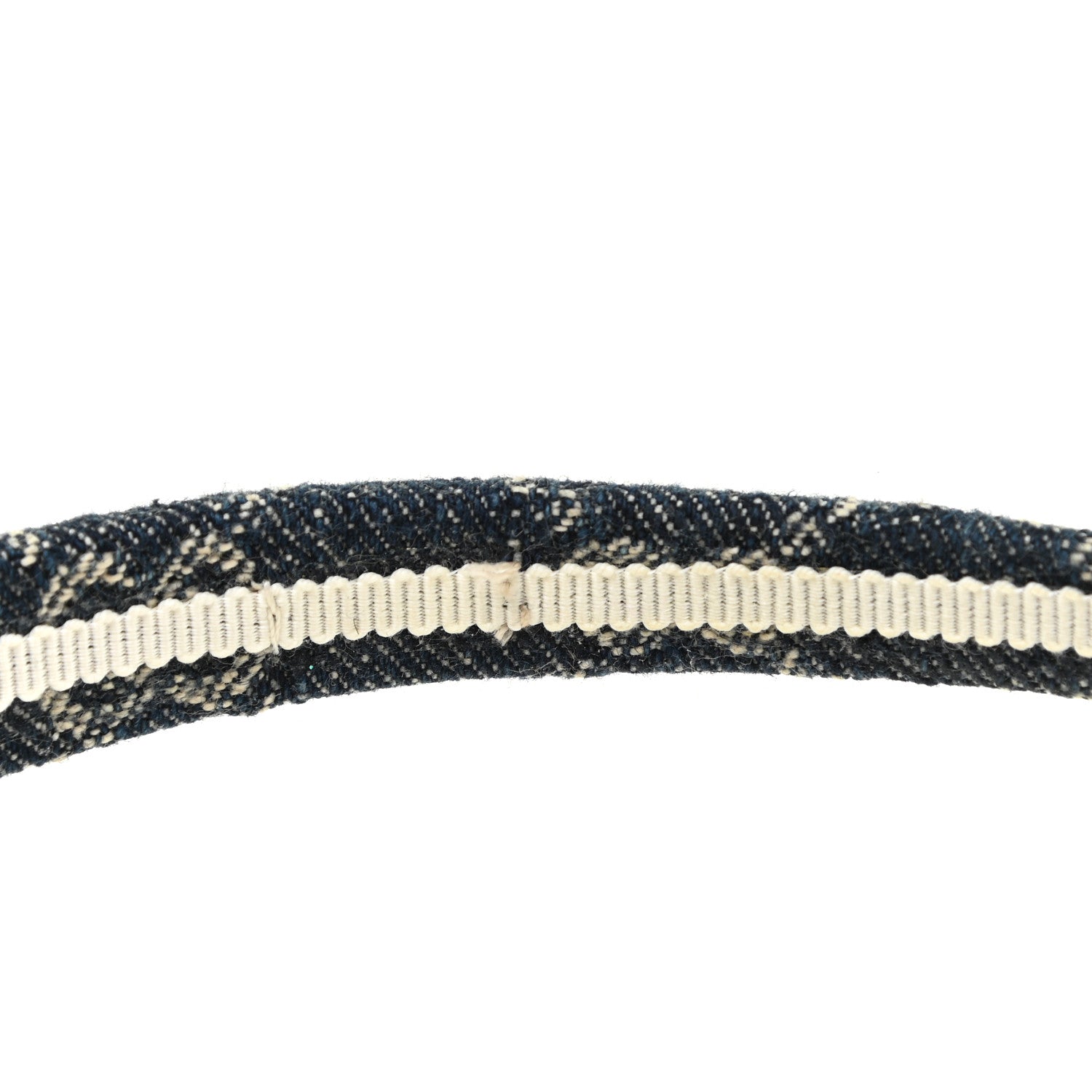 Gucci Denim Monogram Headband 5 of 5