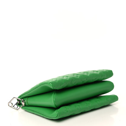 Louis Vuitton Lambskin Embossed Monogram Coussin PM LV Motion Green 4 of 11