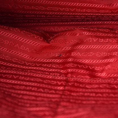 Prada Saffiano Large Galleria Double Zip Tote Fuoco 9 of 17