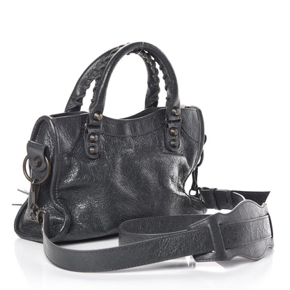 Balenciaga Agneau Classic Hardware Mini City Gris Fossile 3 of 9