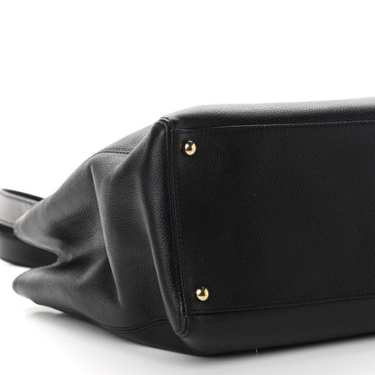 Chanel Calfskin Cerf Executive Shopper Tote Black 9 of 14