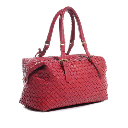 Bottega Veneta Nappa Intrecciato Montaigne Bag Fuchsia 3 of 8