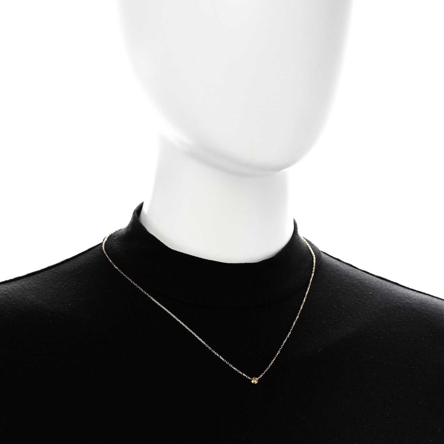18K Yellow Gold Diamond SM D'Amour Pendant Necklace