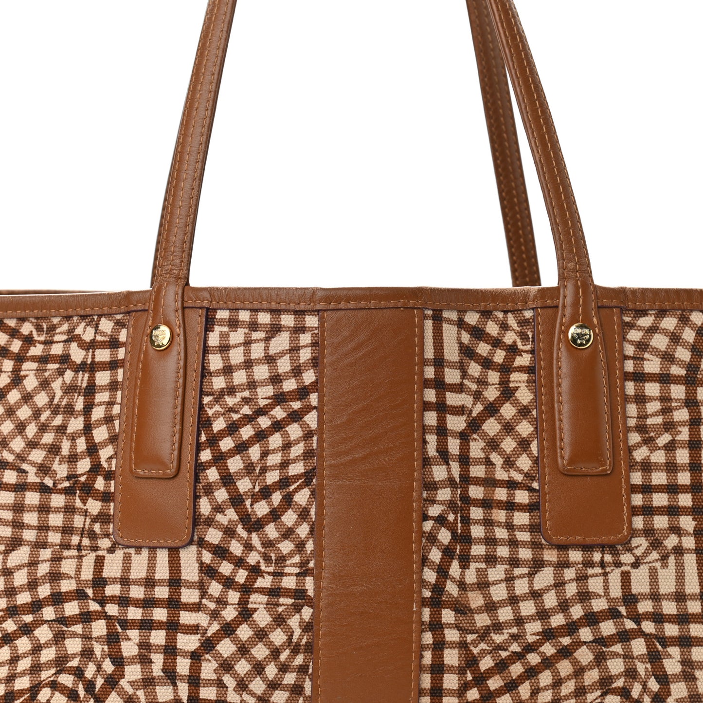 Visetos Medium Liz Reversible Shopper Tote Cognac