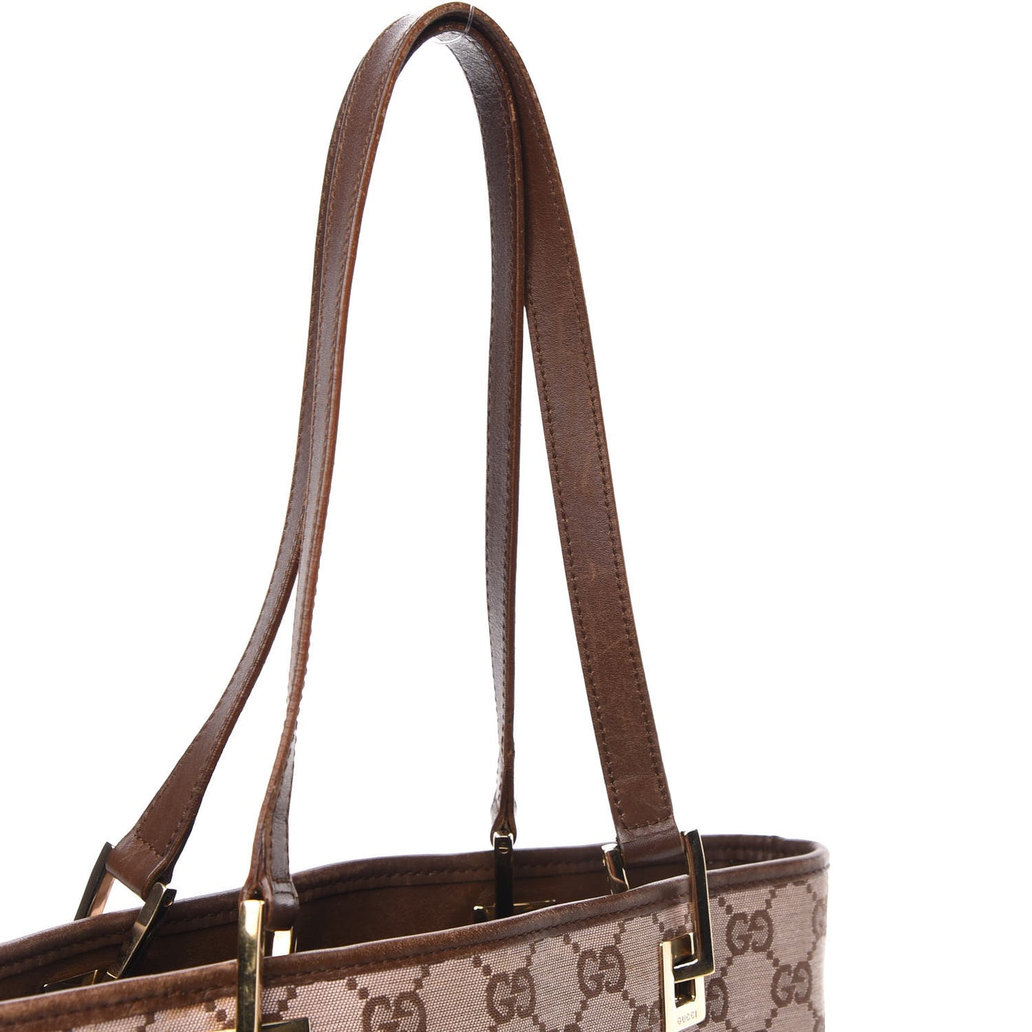 Monogram Small Bucket Tote Brown