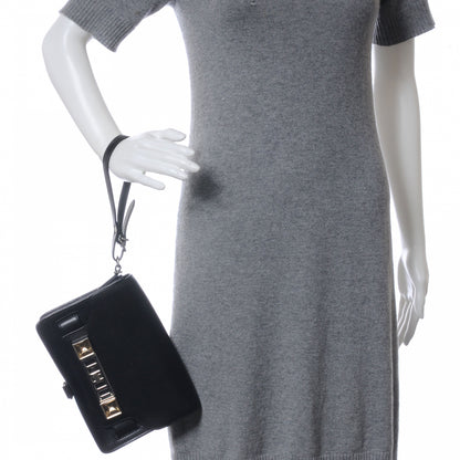 Proenza Schouler Textured Leather PS11 Wristlet Clutch Black 2 of 8
