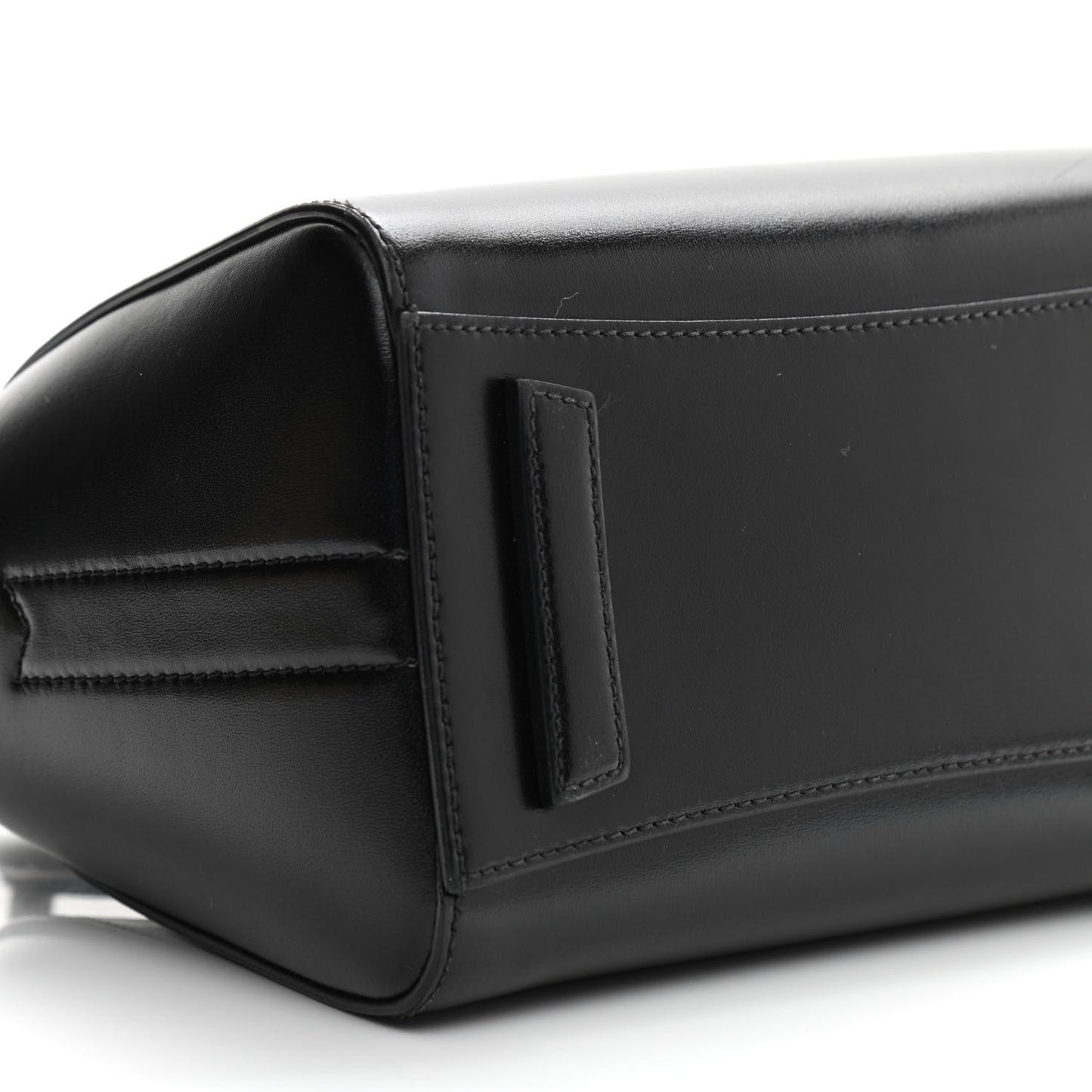 Shiny Lord Calfskin Mini Antigona Black