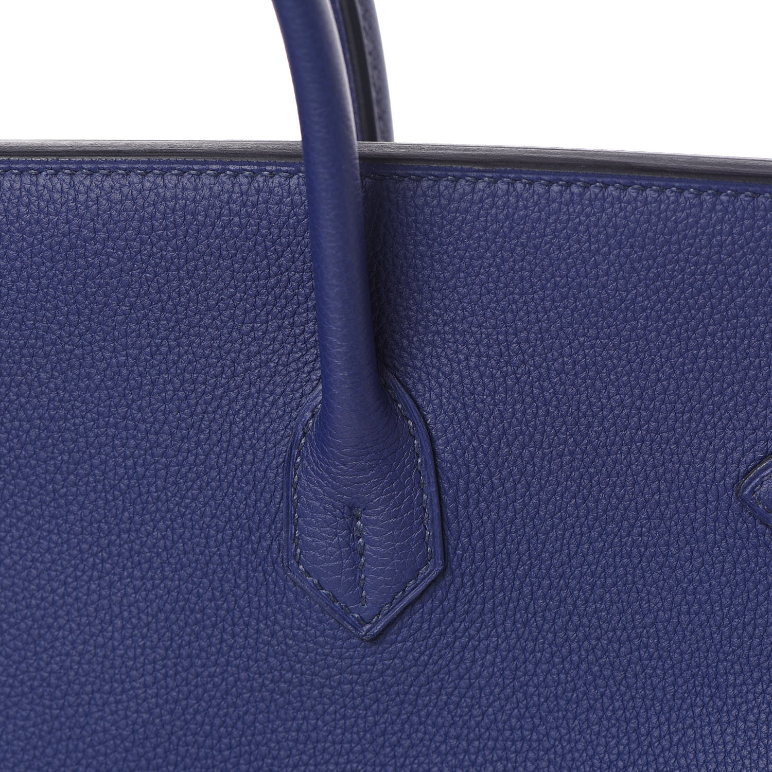 Hermes Togo Swift Officier Birkin 40 Bleu Encre Bordeaux 30 of 35