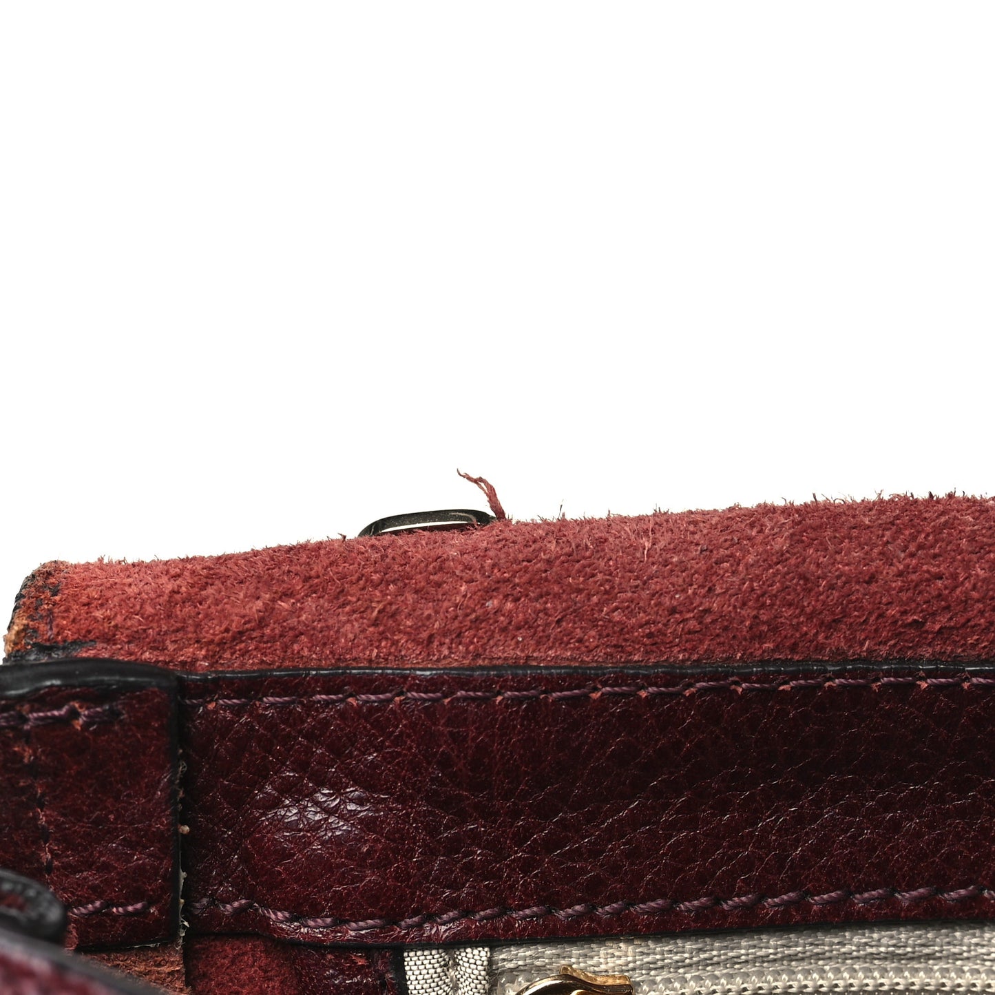 Small Classic Grain Calfskin Small Lily Flap Oxblood