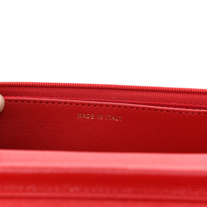 Chanel Caviar Quilted Wallet On Chain WOC Red 7 of 11