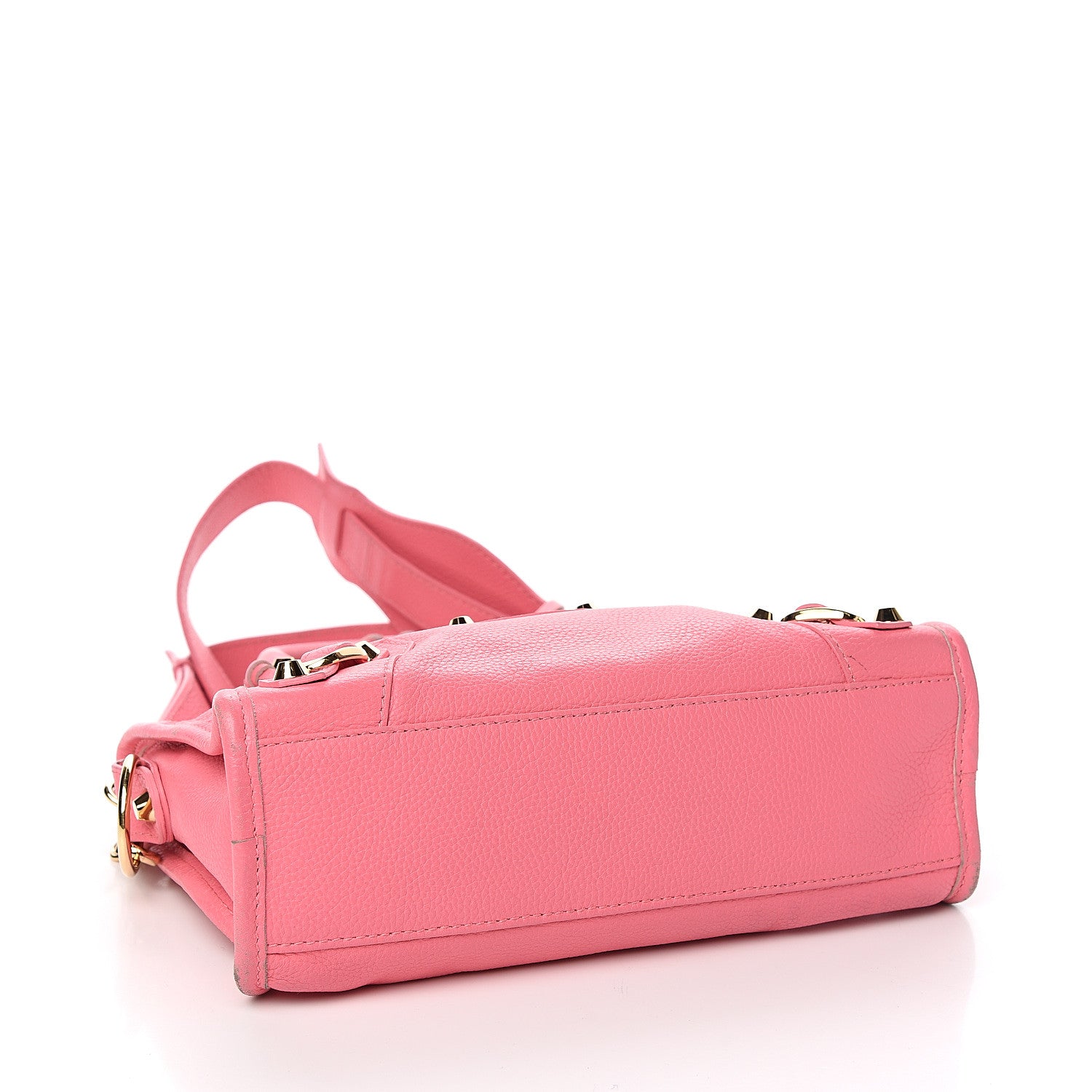 Balenciaga Veau Gravier Classic Gold Hardware Mini City Rose Dragee 3 of 13
