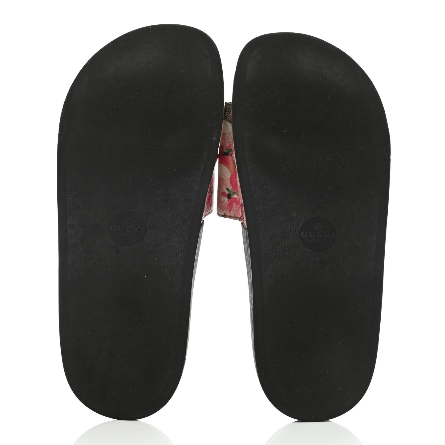 GG Supreme Monogram Blooms Slide Sandals 35 Beige Multicolor