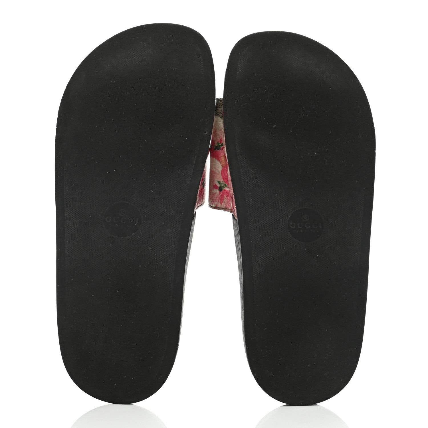 Gucci GG Supreme Monogram Blooms Slide Sandals 35 Beige Multicolor 5 of 10