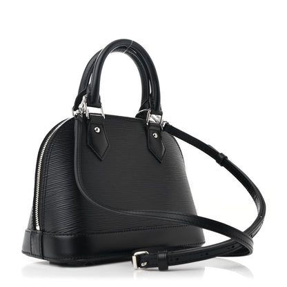 Louis Vuitton Epi Alma BB Black 3 of 10