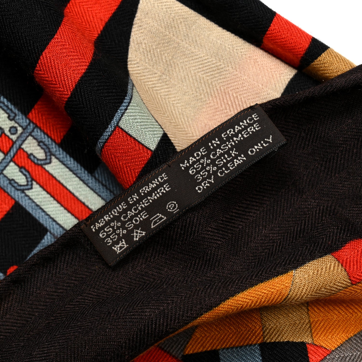 Hermes Cashmere Silk Rocabar Echarpe Muffler 4 of 7