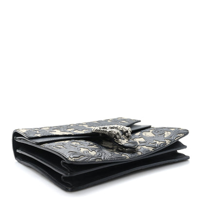 Gucci GG Supreme Monogram Arabesque Medium Dionysus Shoulder Bag Black 4 of 9