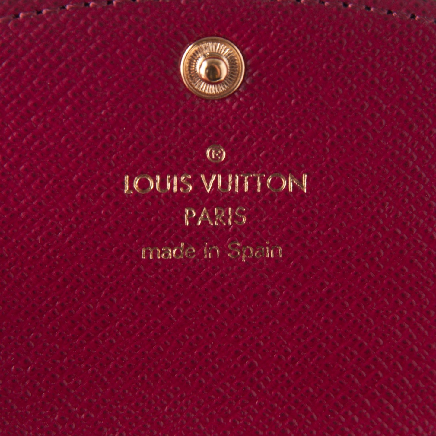 Monogram Rosalie Coin Purse Fuchsia