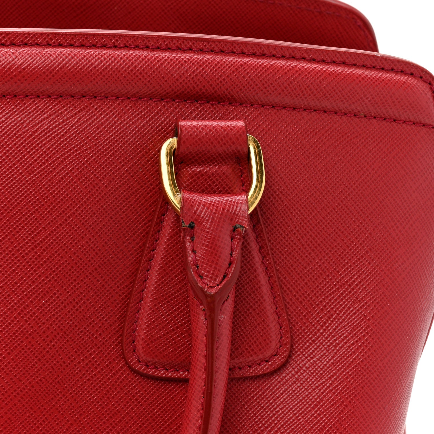 Prada Saffiano Lux Parabole Tote Fuoco 19 of 19