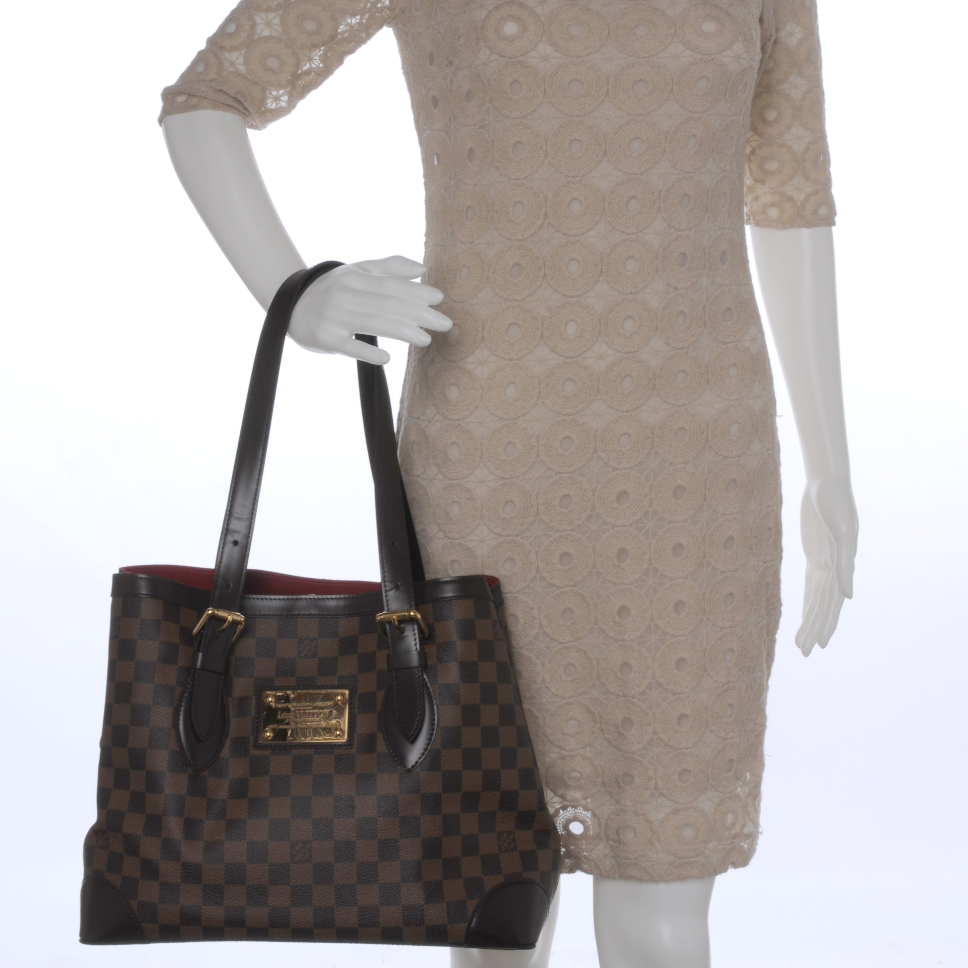 Louis Vuitton Damier Ebene Hampstead MM 2 of 7