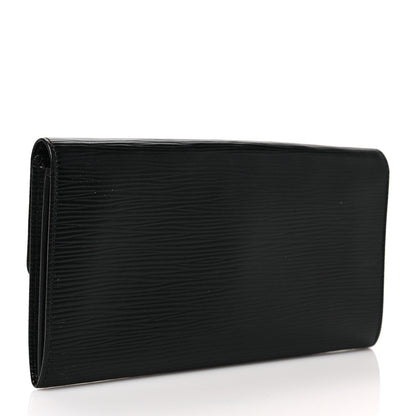 Louis Vuitton Epi Sarah Wallet Black 3 of 8
