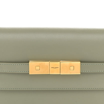 Saint Laurent Smooth Calfskin Small Manhattan Shoulder Bag Light Green 8 of 12